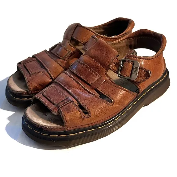 Dr. Martens Leather Firsherman VTG Sandals