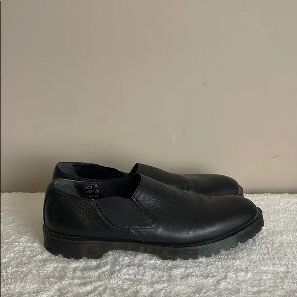 Dr. Martens Louis Men's 14 Black Slip-On Air Cushion Leather Casual Comfy Shoes
