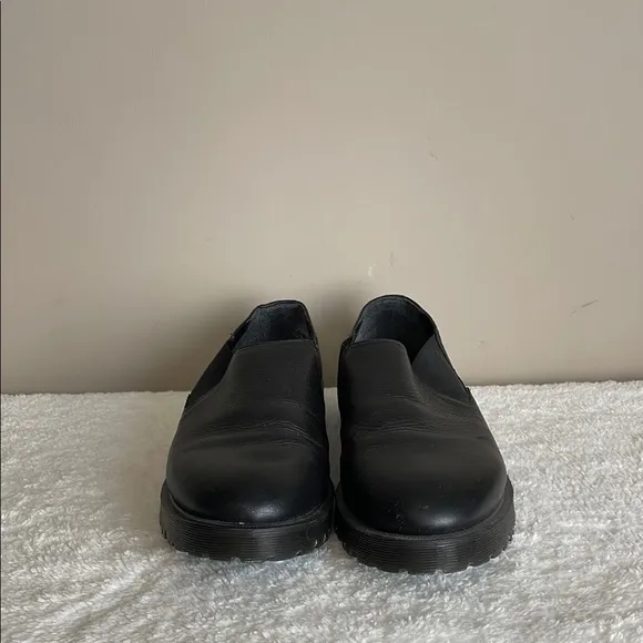 Dr. Martens Louis Men's 14 Black Slip-On Air Cushion Leather Casual Comfy Shoes
