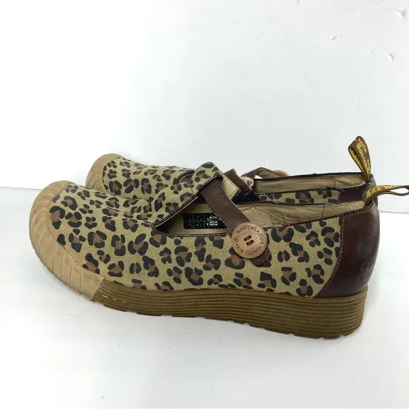 Dr Martens Mary Jane Shoes Canvas Sugar Skulls Animal print 9 Brown Platform