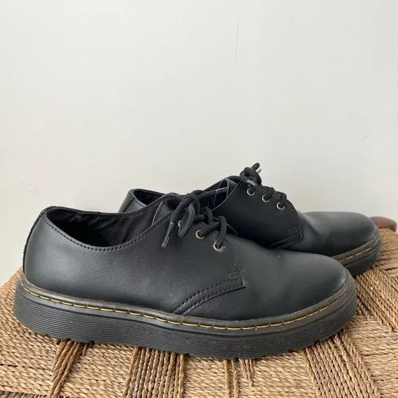 Dr. Martens Shoes Women’s 8 Black 1461 Genix Nappa Leather Oxford Shoes