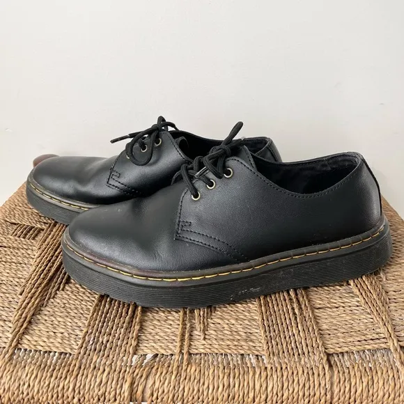 Dr. Martens Shoes Women’s 8 Black 1461 Genix Nappa Leather Oxford Shoes