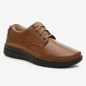 DREW Men Toledo Leather Lace Up Oxford Shoes Size 13 M Brown Comfort NO INSOLES