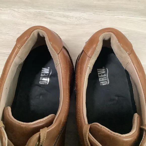 DREW Men Toledo Leather Lace Up Oxford Shoes Size 13 M Brown Comfort NO INSOLES