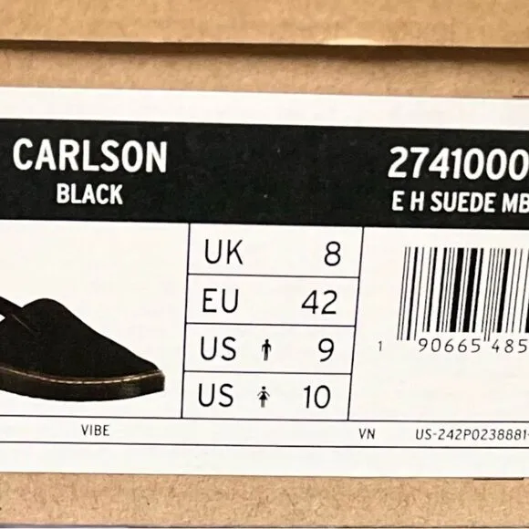 DR MARTENS CARLSONS AirWair Slingback Shoes Womens Size 10 Black Suede NEW