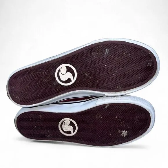 DVS Daewon Burgundy Suede Skate Shoes DVF0000187 Men's 9.5