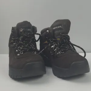EARTH SHOE ASHLAND BROWN SUEDE SIZE 7 LACE UP BOOT