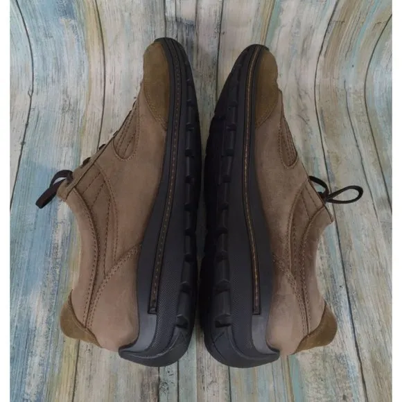 Ecco Brown Leather Sneakers Men's Size 47 (US 13 / 13.5) Oxfords NICE