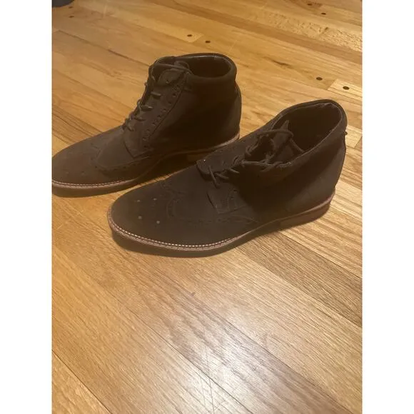 ECCO Brown Suede Shoes Men’s Sz 10