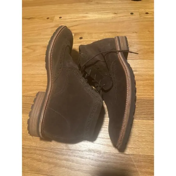ECCO Brown Suede Shoes Men’s Sz 10