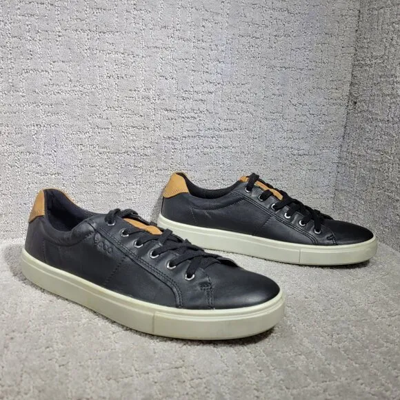 Ecco Kyle Classic Men’s Size EU 45 Black Casual Sneakers Lace Up Shoes