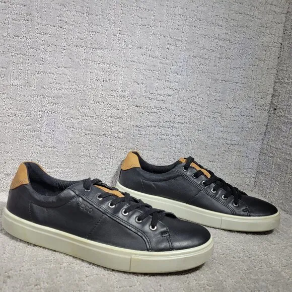 Ecco Kyle Classic Men’s Size EU 45 Black Casual Sneakers Lace Up Shoes