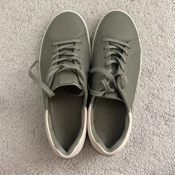 Ecco leather Men's Green Sneakers