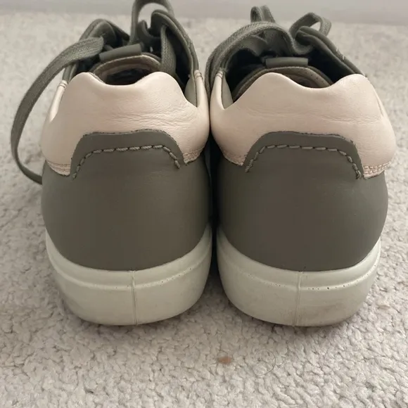 Ecco leather Men's Green Sneakers