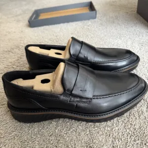 ECCO St.1 Hybrid Men's Leather Loafer Size 44 EU 10 - 10.5 US Black