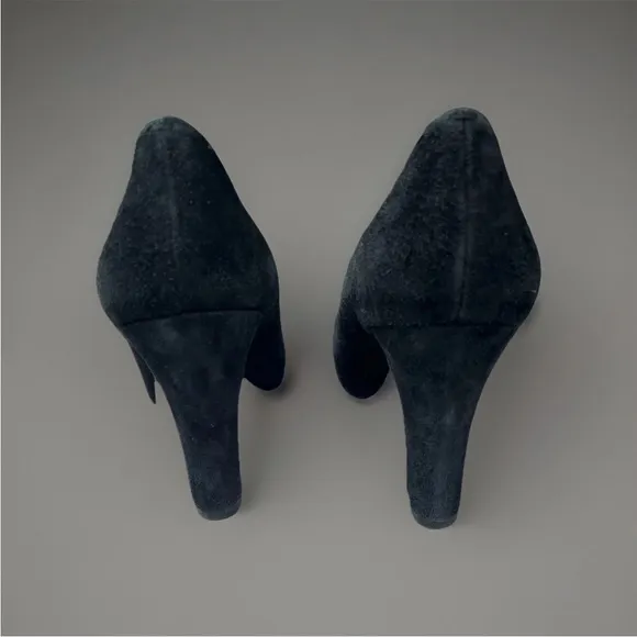 Eileen Fisher Black Suede Pumps Heels Size 9