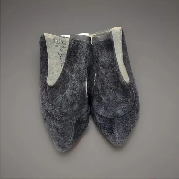 Eileen Fisher Black Suede Pumps Heels Size 9