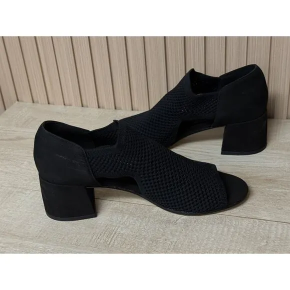 Eileen Fisher Ferris Mesh Sandal With Cutout Sides Sz 7 Womens Shoes