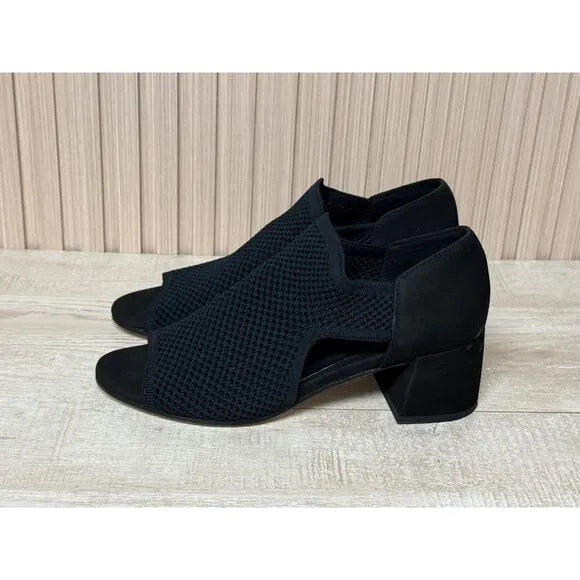 Eileen Fisher Ferris Mesh Sandal With Cutout Sides Sz 7 Womens Shoes