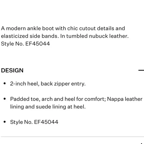 Eileen Fisher Perry Booties Cut Out Boots Neutral Tan Leather