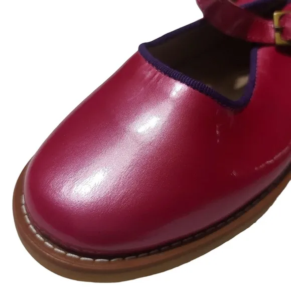 Elephantito patent leather Mary Jane dress shoes