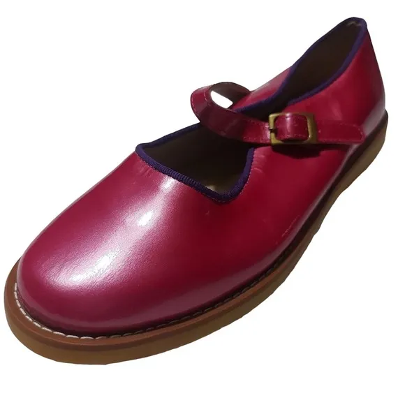 Elephantito patent leather Mary Jane dress shoes