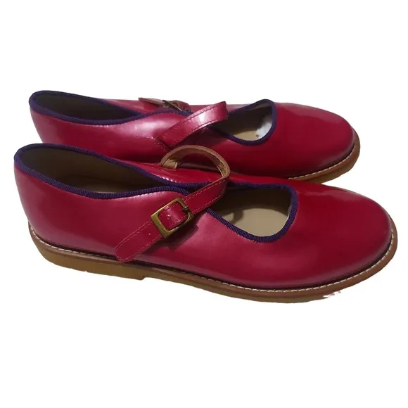 Elephantito patent leather Mary Jane dress shoes