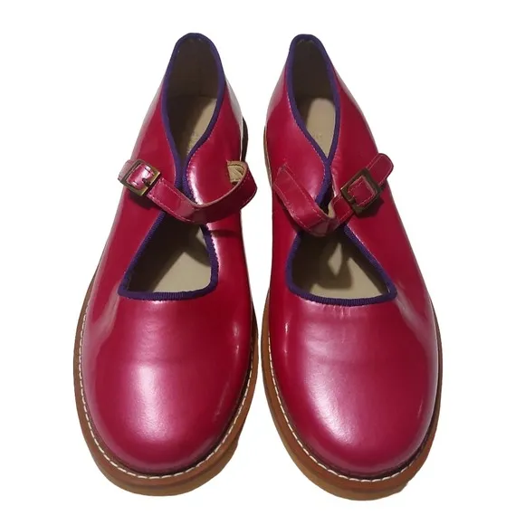 Elephantito patent leather Mary Jane dress shoes