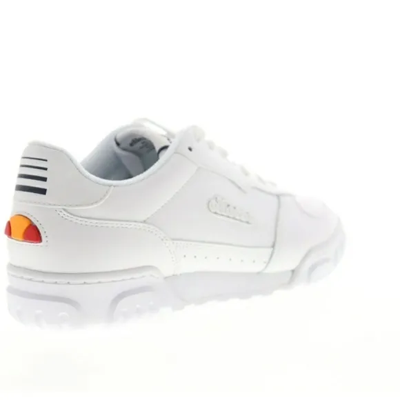 ELLESSE TANKER LO 6-13670 MENS WHITE LEATHER LOW TOP LIFESTYLE SNEAKERS …