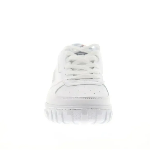 ELLESSE TANKER LO 6-13670 MENS WHITE LEATHER LOW TOP LIFESTYLE SNEAKERS …