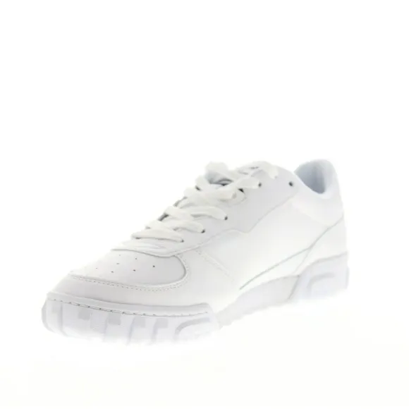 ELLESSE TANKER LO 6-13670 MENS WHITE LEATHER LOW TOP LIFESTYLE SNEAKERS …