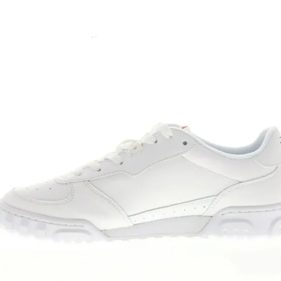 ELLESSE TANKER LO 6-13670 MENS WHITE LEATHER LOW TOP LIFESTYLE SNEAKERS …