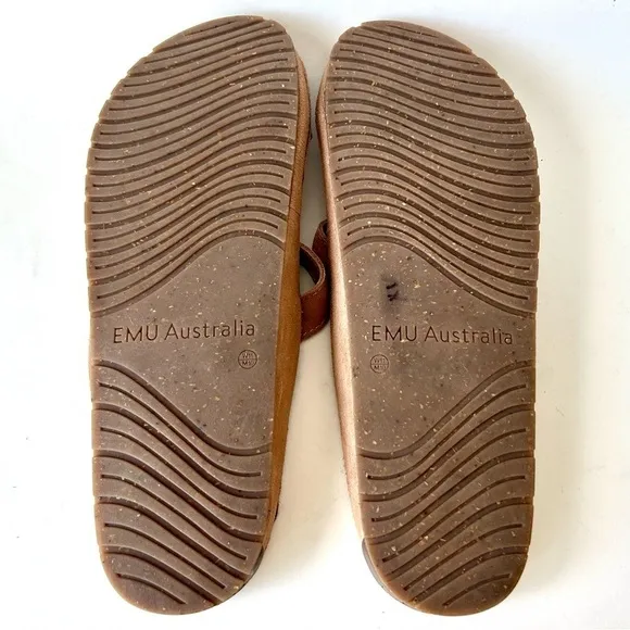 EMU Australia women's lorikeet suede slide sandal in almond