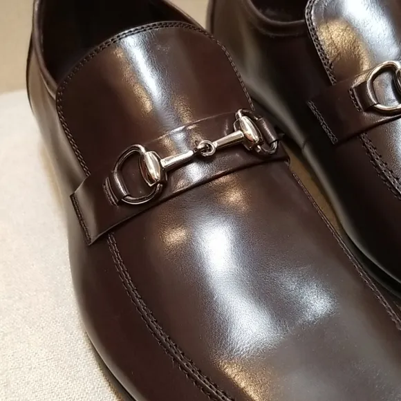 Encore by Fiesso Brown Leather Loafer Shoes FI6405