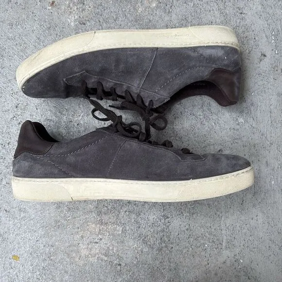 Ermenegildo Zegna Gray suede sneakers