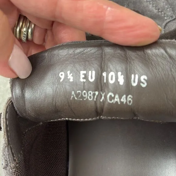 Ermenegildo Zegna Gray suede sneakers
