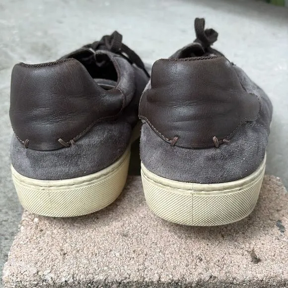 Ermenegildo Zegna Gray suede sneakers