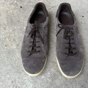 Ermenegildo Zegna Gray suede sneakers