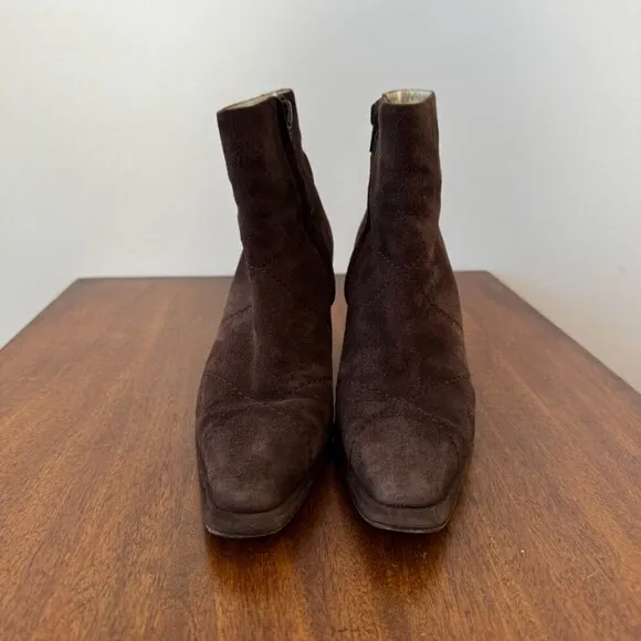 Escada Suede Brown Boots