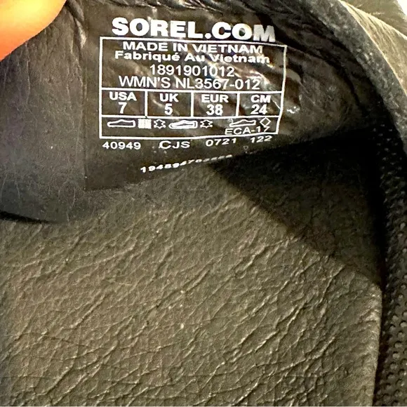 EUC!! Barely Worn Sorel Kinetic Impact Platform Slingback Sandal Women SZ 7