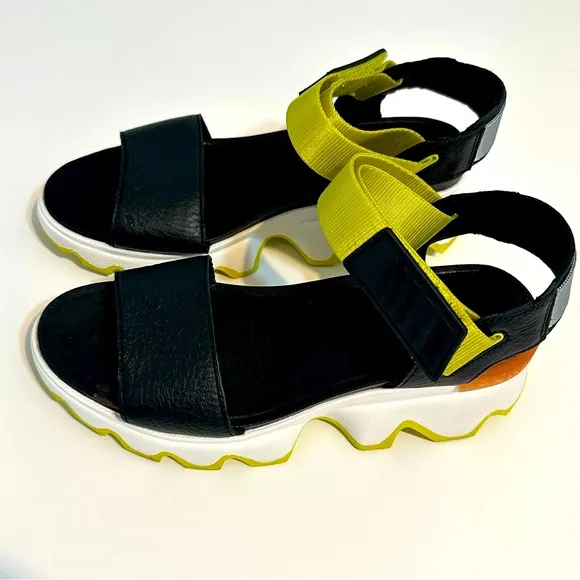 EUC!! Barely Worn Sorel Kinetic Impact Platform Slingback Sandal Women SZ 7