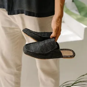EUC Bulibashi Men’s Munatas Coco Woven Slides Size 10