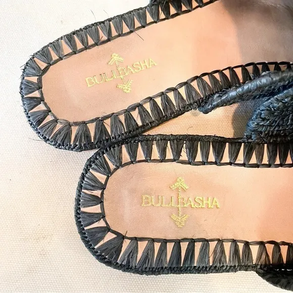 EUC Bulibashi Men’s Munatas Coco Woven Slides Size 10