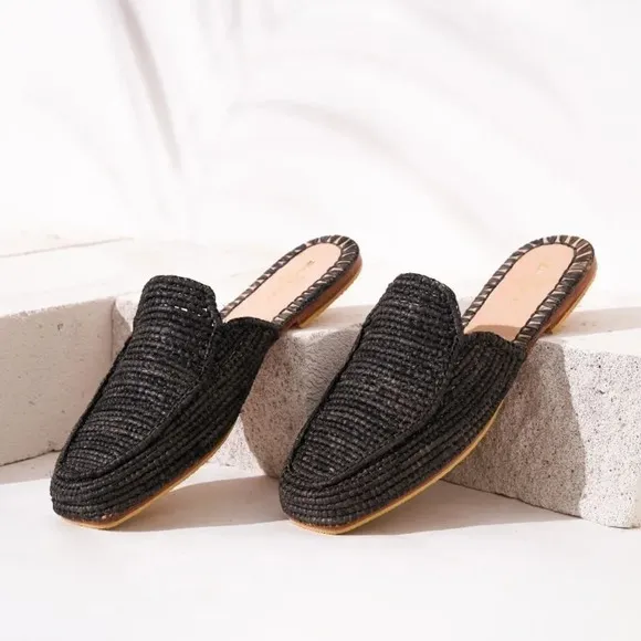 EUC Bulibashi Men’s Munatas Coco Woven Slides Size 10