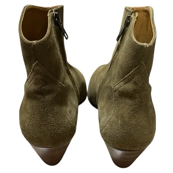 EUC - Isabel Marant Taupe Dacken Boots - Suede - Size 38