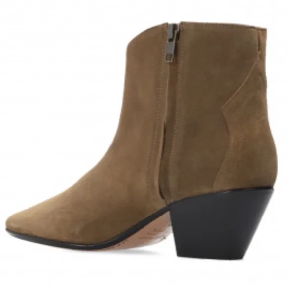 EUC - Isabel Marant Taupe Dacken Boots - Suede - Size 38