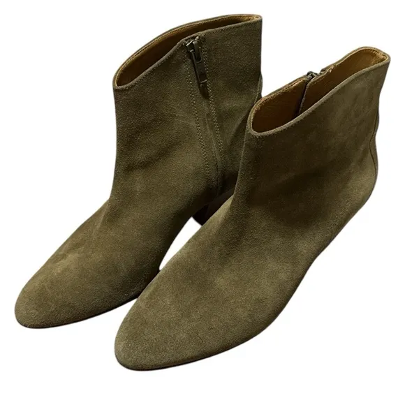 EUC - Isabel Marant Taupe Dacken Boots - Suede - Size 38