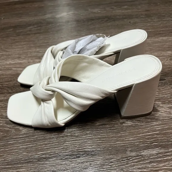 Everlane The Day Twist Heel in Canvas size 6.5