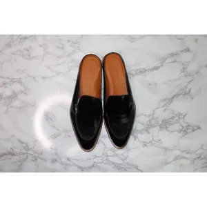 Everlane Womens Leather Mule Black Sz 6