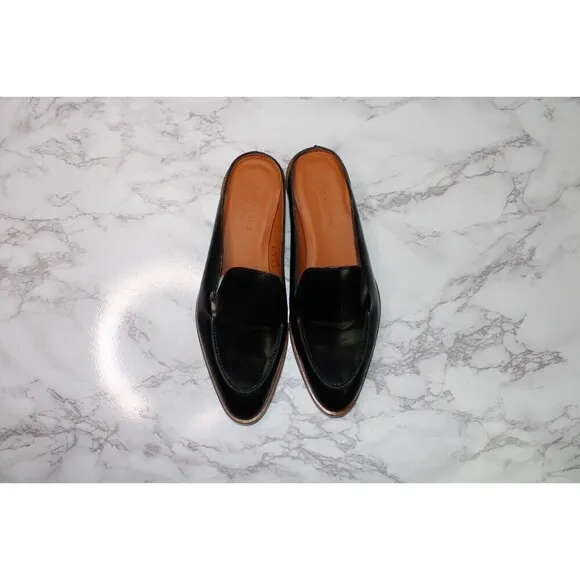Everlane Womens Leather Mule Black Sz 6